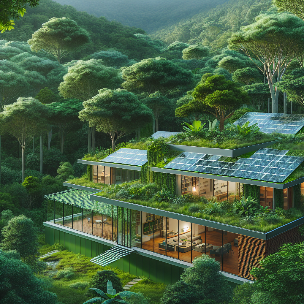 Eco-Friendly Modern House Visualization